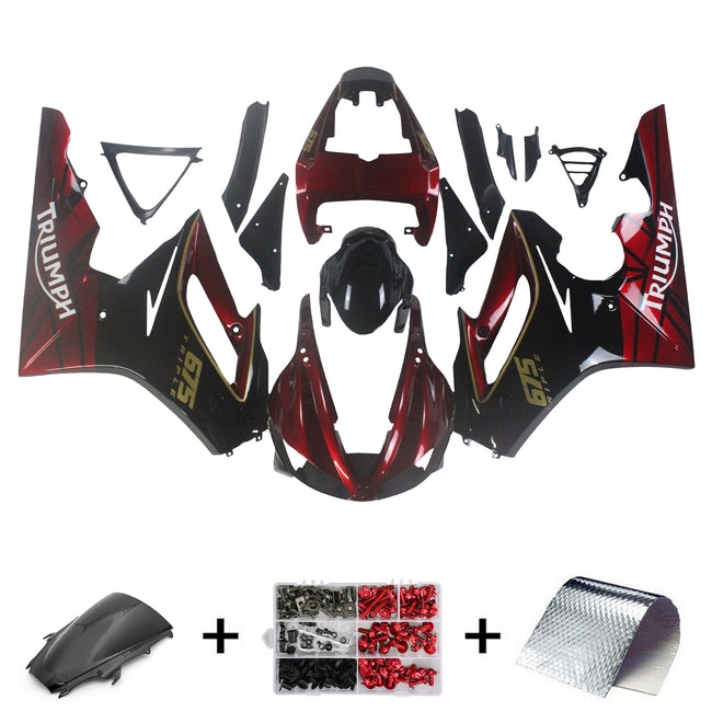 Amotopart Triumph Daytona 675 2009–2012 Verkleidungsset, Karosserie, Kunststoff, ABS