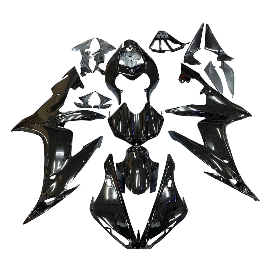 Amotopart-Verkaufskit für Yamaha YZF R1 2004 2005 2006 ABS Bodywork YZF-R1 04 Gloss Black Generic Generic