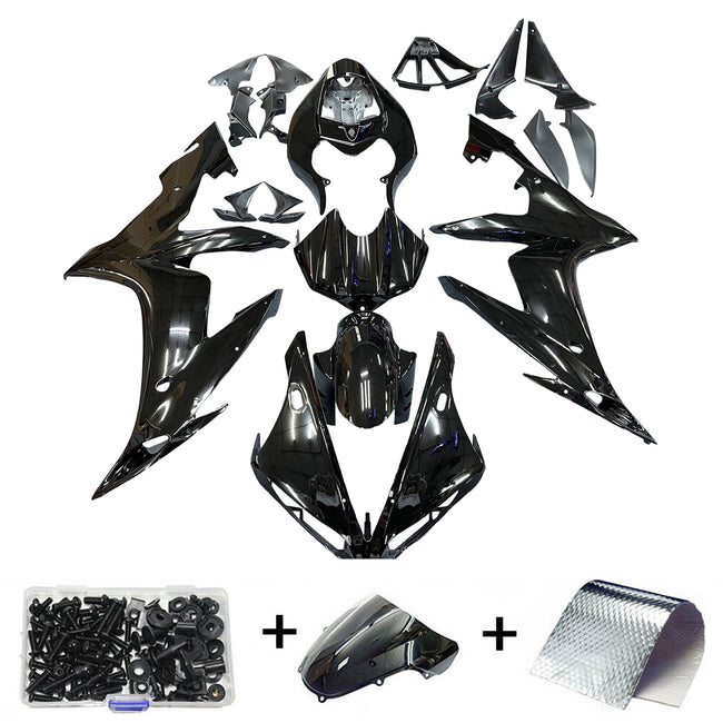 Amotopart 2004-2006 Yamaha YZF R1 Abkehre Gloss Black Verkleidungskit