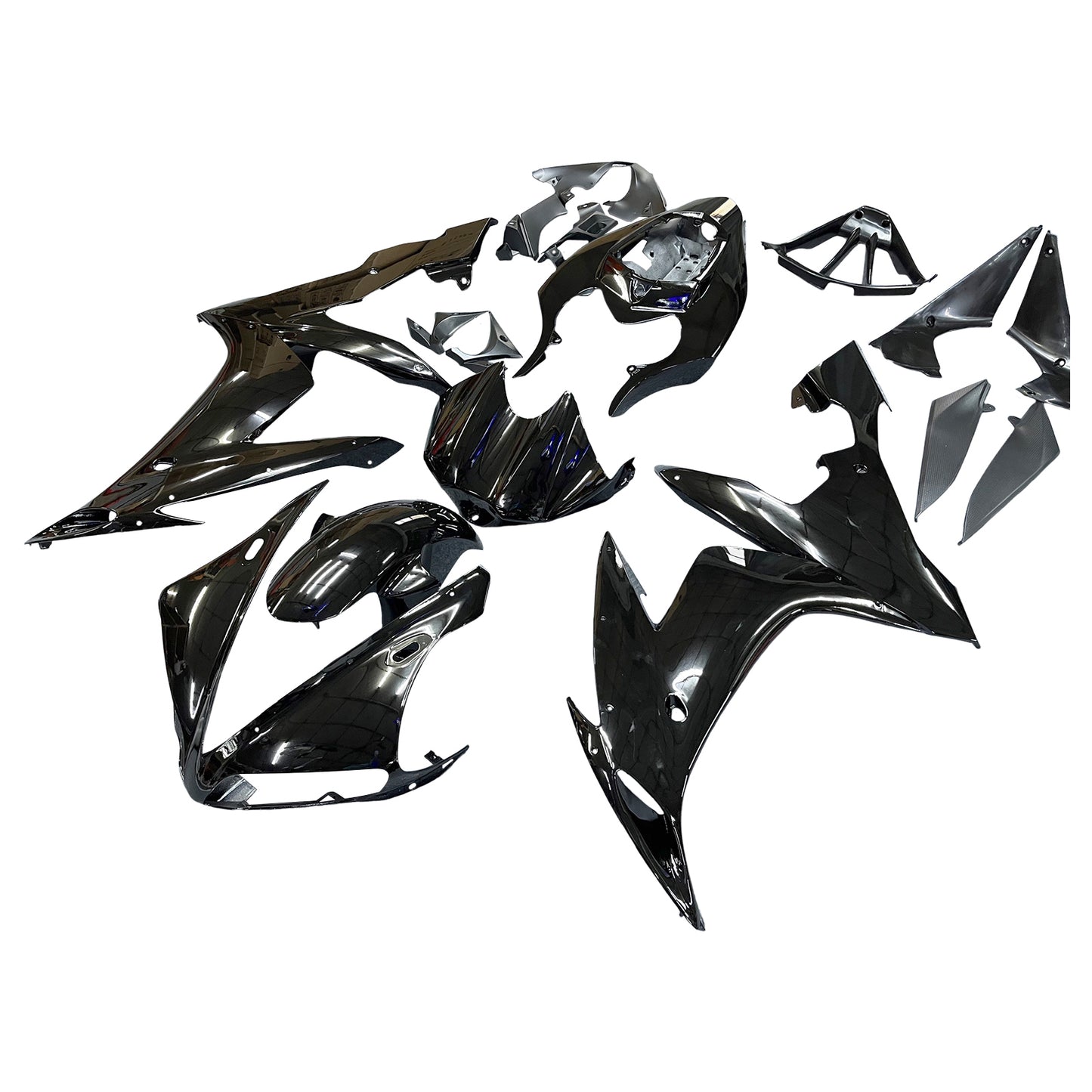 Amotopart 2004-2006 Yamaha YZF R1 Abkehre Gloss Black Verkleidungskit