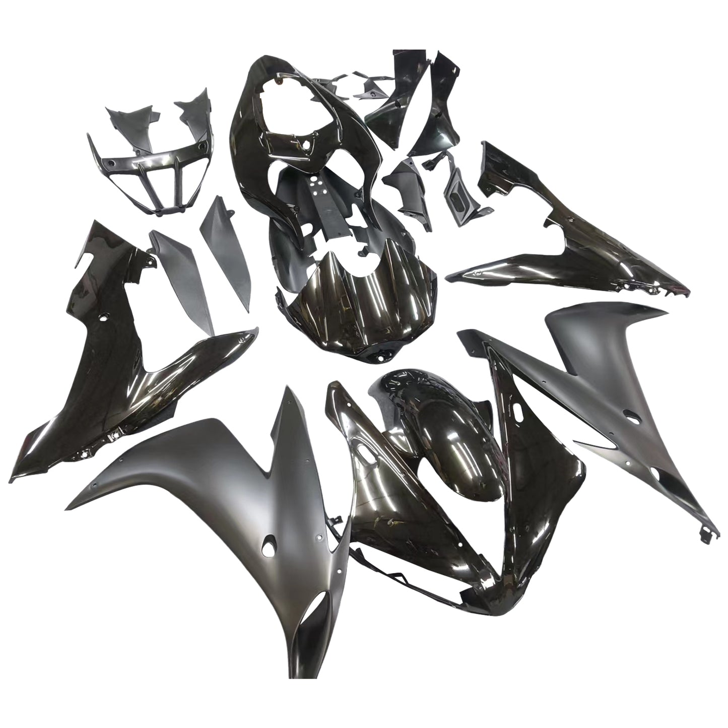 Amotopart ABS-Injektion Kunststoff Kitverkleidung yamaha yzf r1 2004-2006 Gloss Matt Black Generic