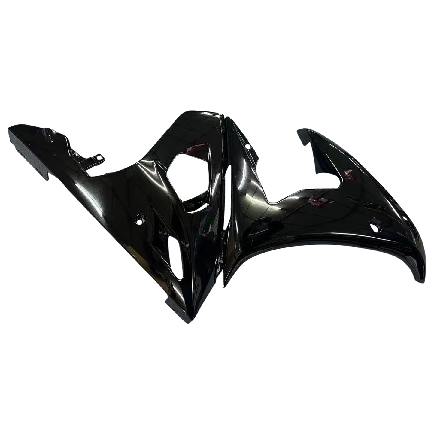 Amotopart 2005 Yamaha YZF R6 Verkleidung Gloss Black Kit