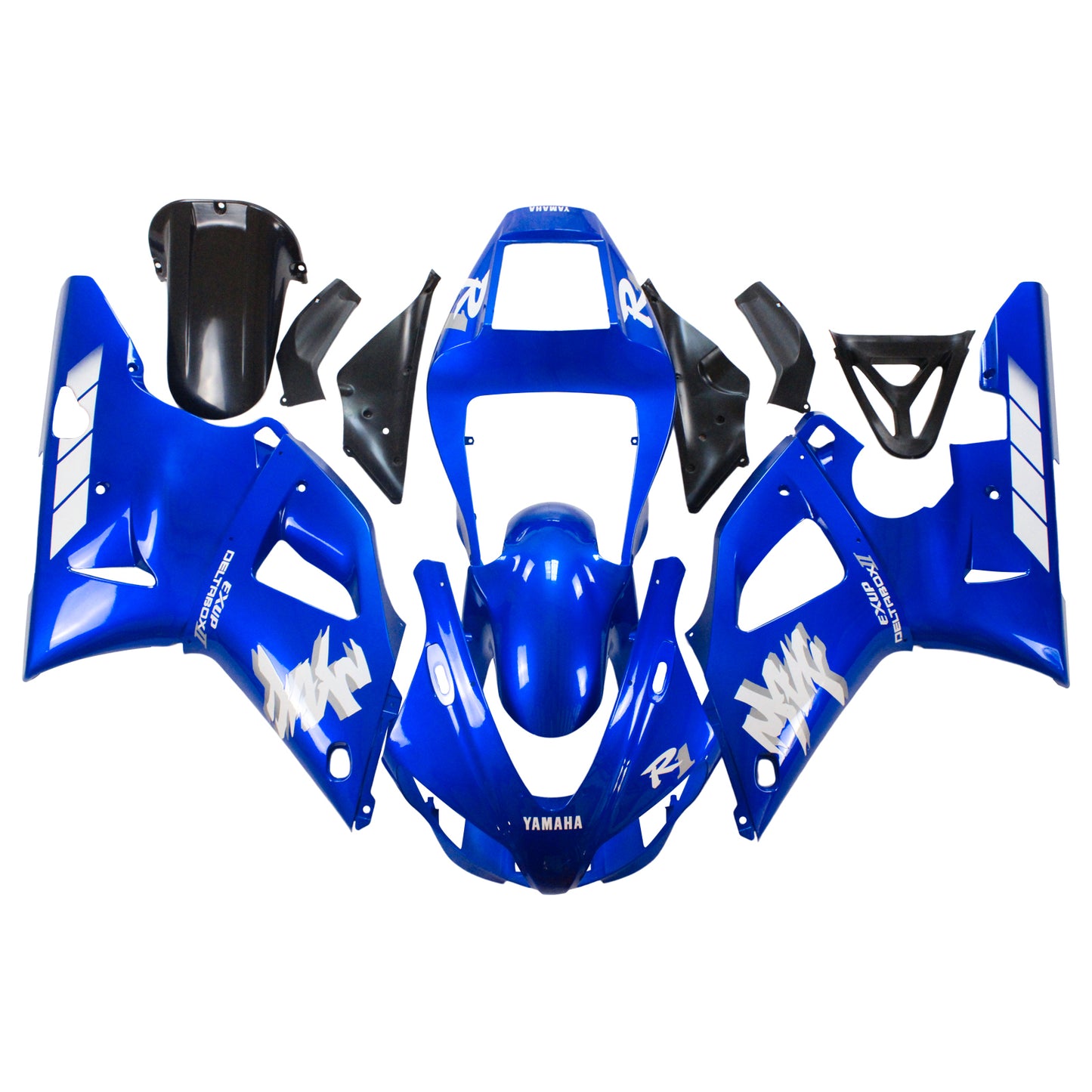 Amotopart Yamaha 1998-1999 YZF 1000 R1 Blue Fearing Kit