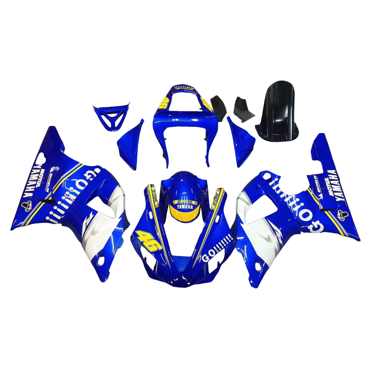 Amotopart Verkleidung Yamaha YZF 1000 R1 (2000-2001) Verkleidungskit