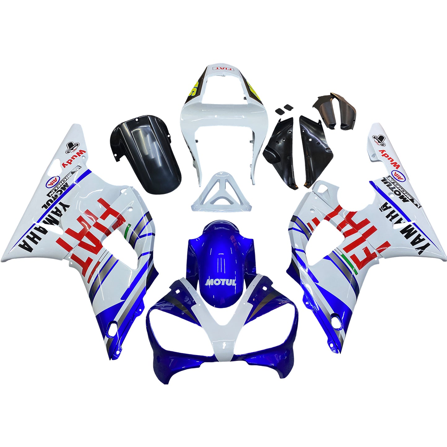 Amotopart Verkleidung Yamaha YZF 1000 R1 (2000-2001) Verkleidungskit