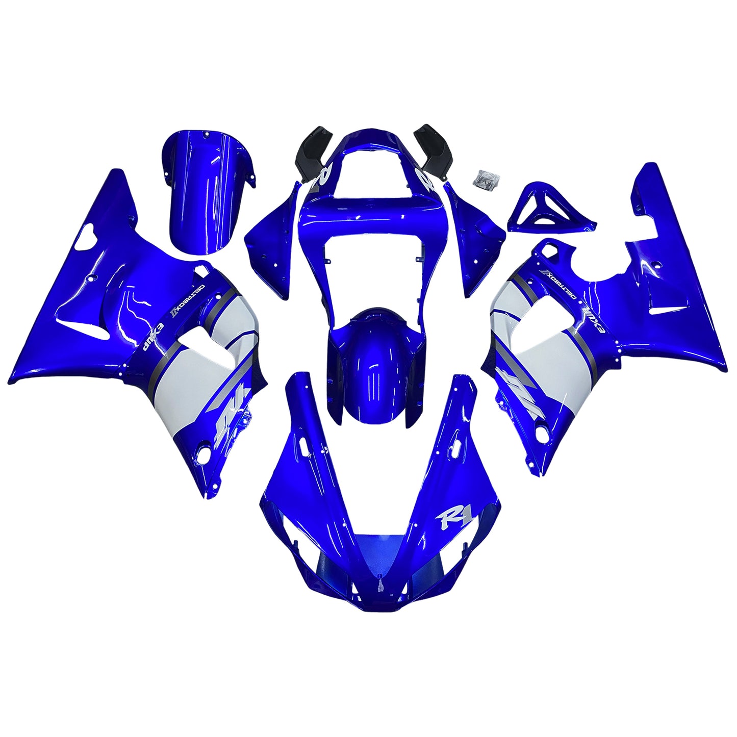 Amotopart 2000-2001 Yamaha YZF-R1 Blue Fearing Kit