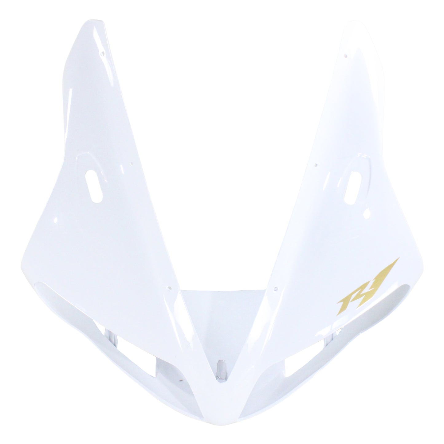 Amotopart Yamaha 2002-2003 YZF 1000 R1 White Golden Logo Abzugskit