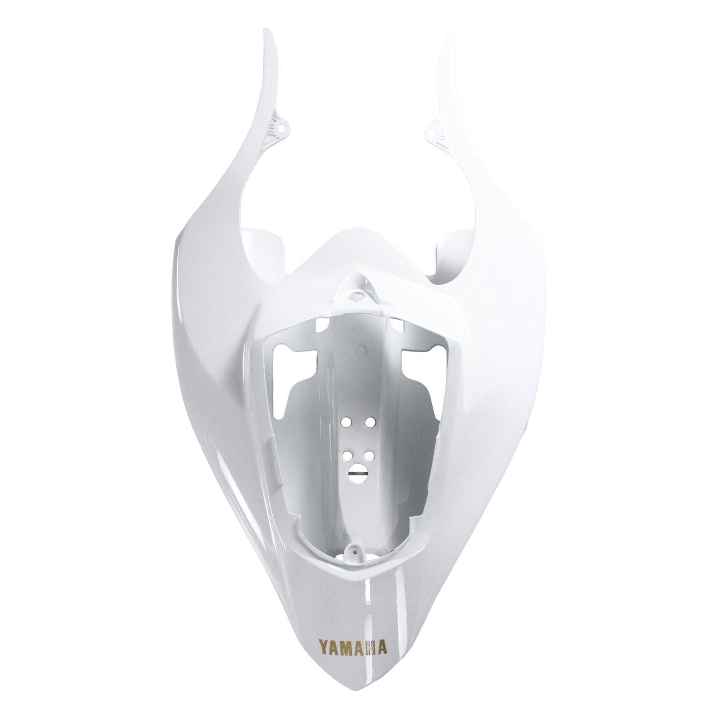 Amotopart Yamaha 2004-2006 YZF 1000 R1 White Golden Logos Abzugskit