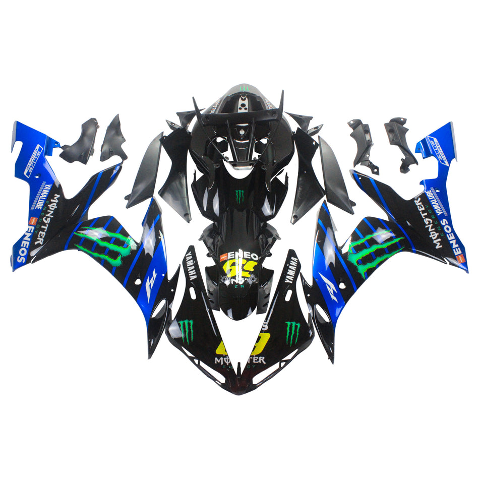 Amotopart Yamaha 2004-2006 YZF 1000 R1 Kit déclencheur noir bleu