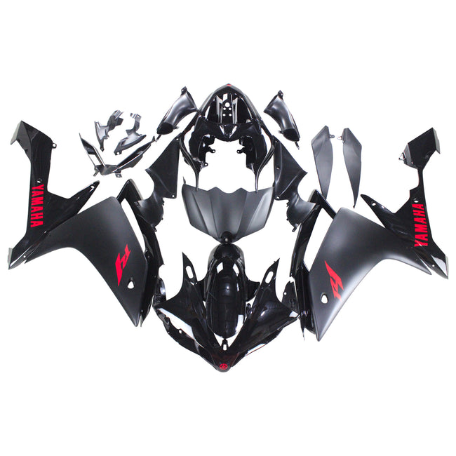 Amotopart Yamaha 2007-2008 YZF 1000 R1 Kit de carénage noir