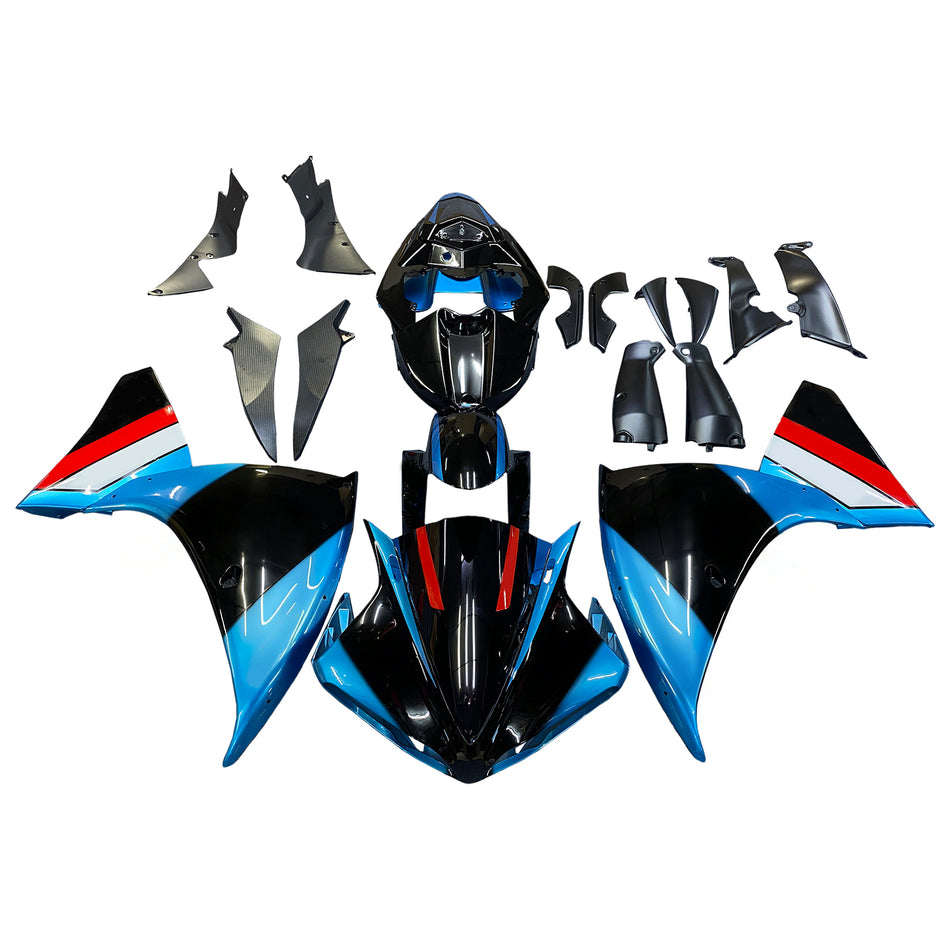 Amotopart Yamaha YZF 1000 R1 2009–2011 Verkleidungsset, Karosserie, Kunststoff, ABS