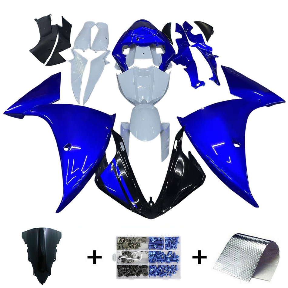 Amotopart Yamaha YZF 1000 R1 2009–2011 Verkleidungsset, Karosserie, Kunststoff, ABS