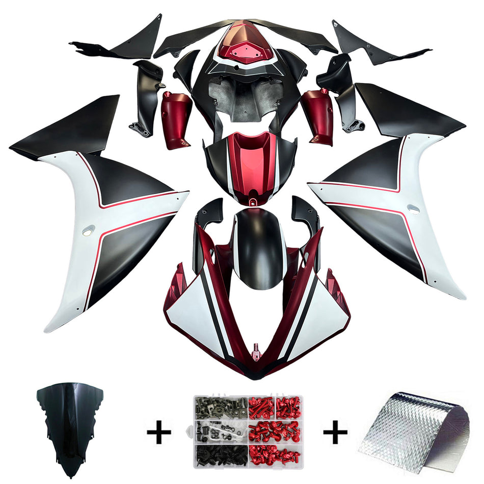 Amotopart Yamaha YZF 1000 R1 2009–2011 Verkleidungsset, Karosserie, Kunststoff, ABS