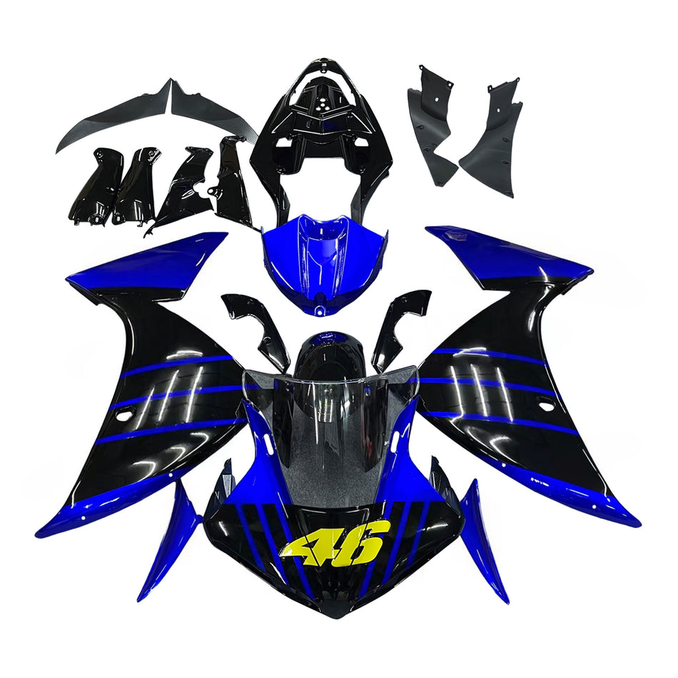 Amotopart Yamaha YZF 1000 R1 2009–2011 Verkleidungsset, Karosserie, Kunststoff, ABS