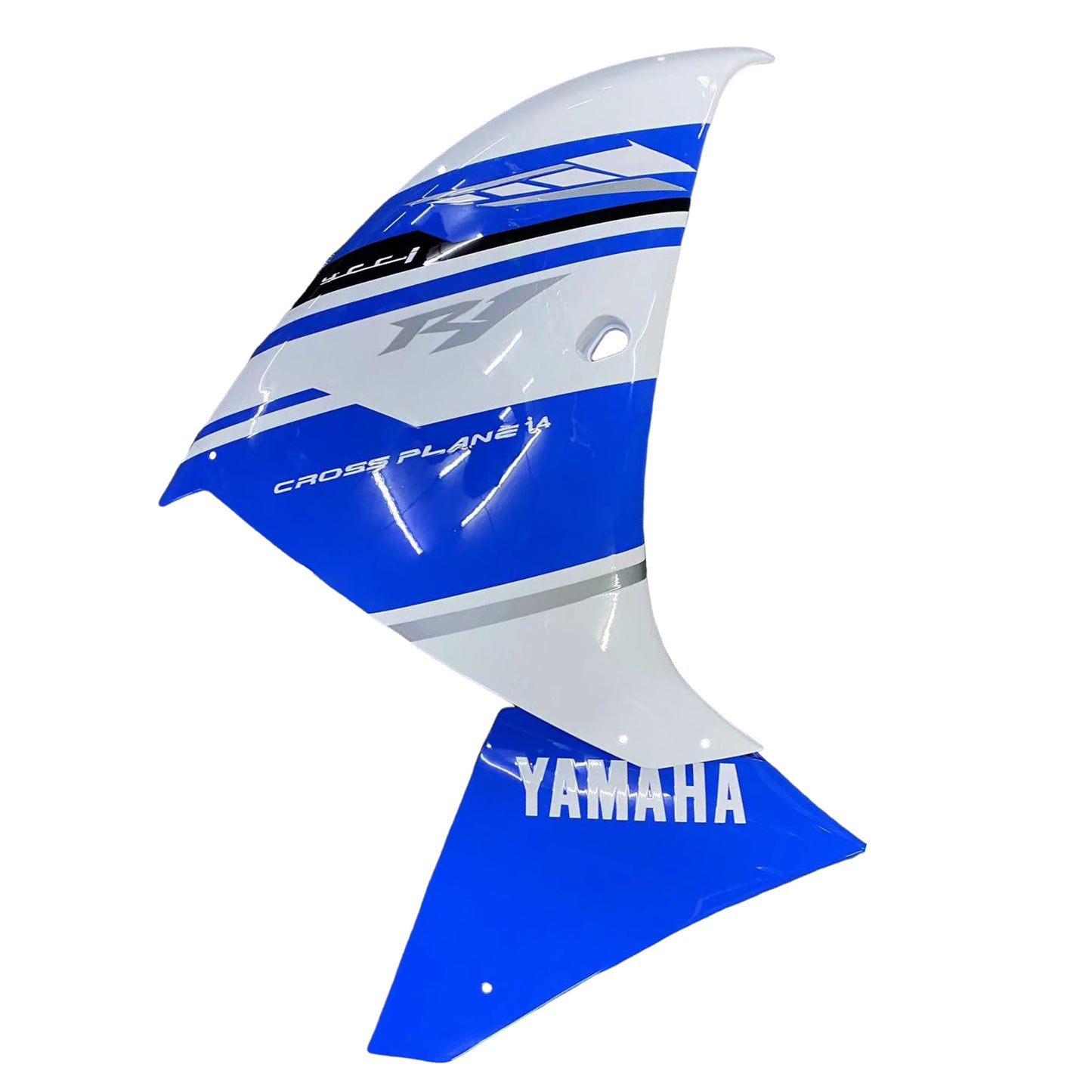 Amotopart 2012-2014 Yamaha R1 Verkleidung Blue & White Color Kit