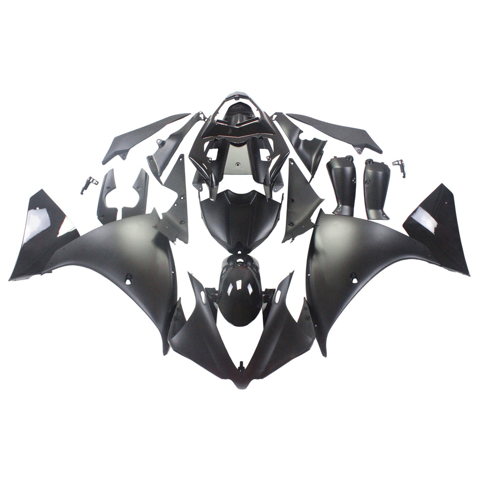 Amotopart Yamaha 2012-2014 YZF 1000 R1 Schwarzwei?es Verkleidungskit