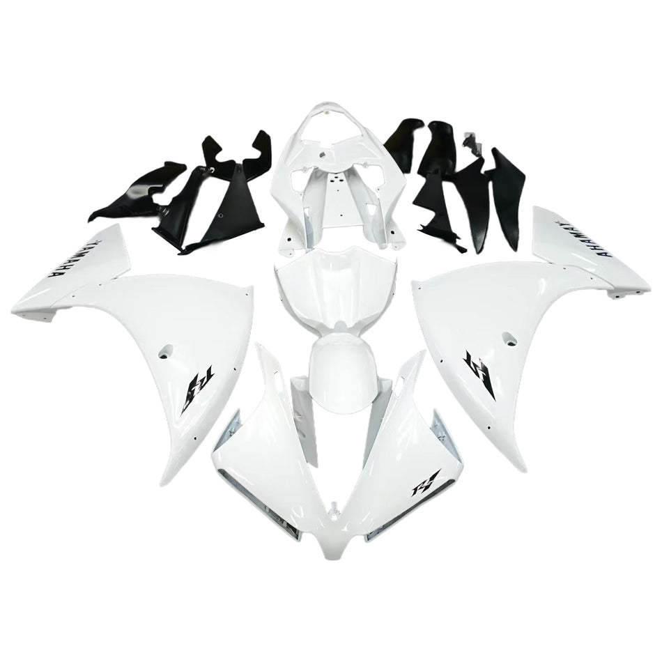 Amotopart Yamaha 2012-2014 YZF 1000 R1 Blanc Craignant Kit