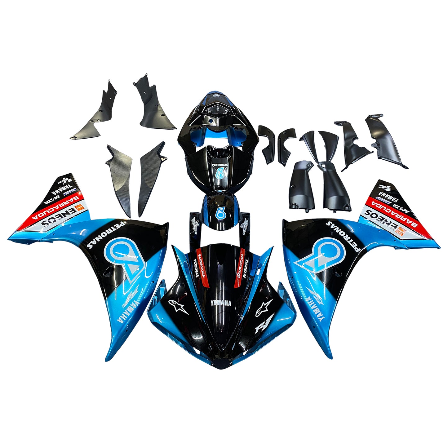 2012-2014 Yamaha YZF-R1 Einspritzverkleidungssatz Karosserie Kunststoff ABS