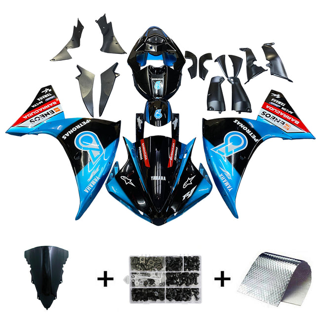 2012-2014 Yamaha YZF-R1 Einspritzverkleidungssatz Karosserie Kunststoff ABS