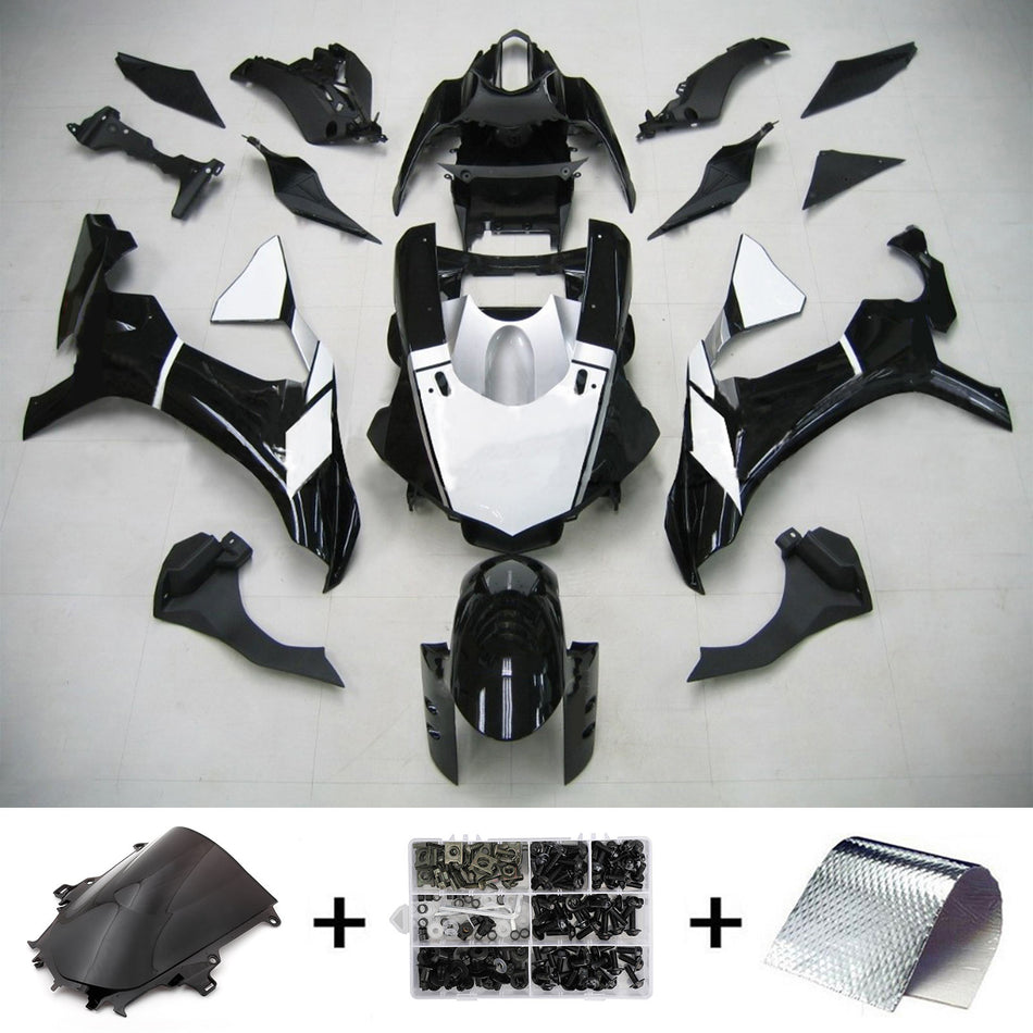 Amotopart Yamaha 2015-2019 YZF 1000 R1 Schwarzverkleidungskit