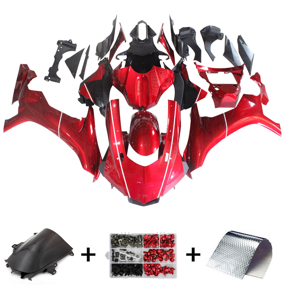Amotopart Verkleidungsset für Yamaha YZF 1000 R1 2015–2019, Karosserie, Kunststoff, ABS