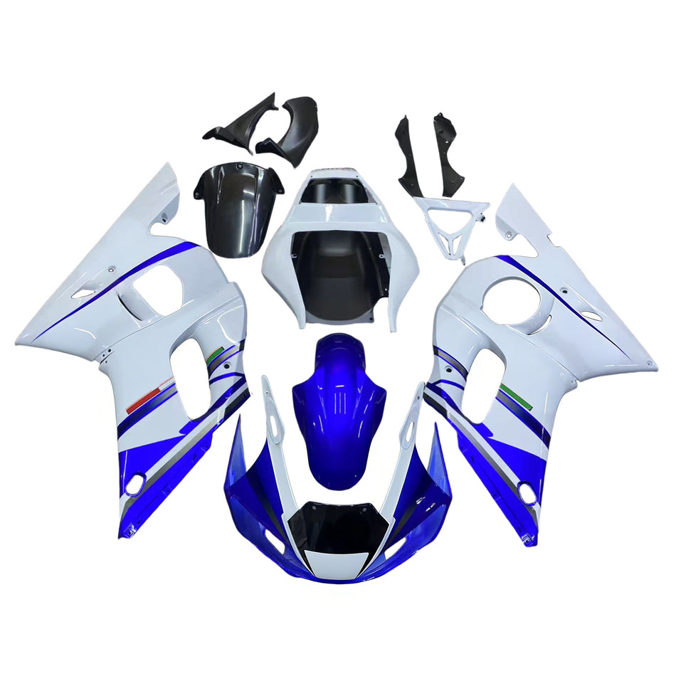 Amotopart Fairings YZF 600 R6 (1998-2002) Karosserieverkleidung ABS Spritzguss Kunststoff Set 14 Farbe generisch