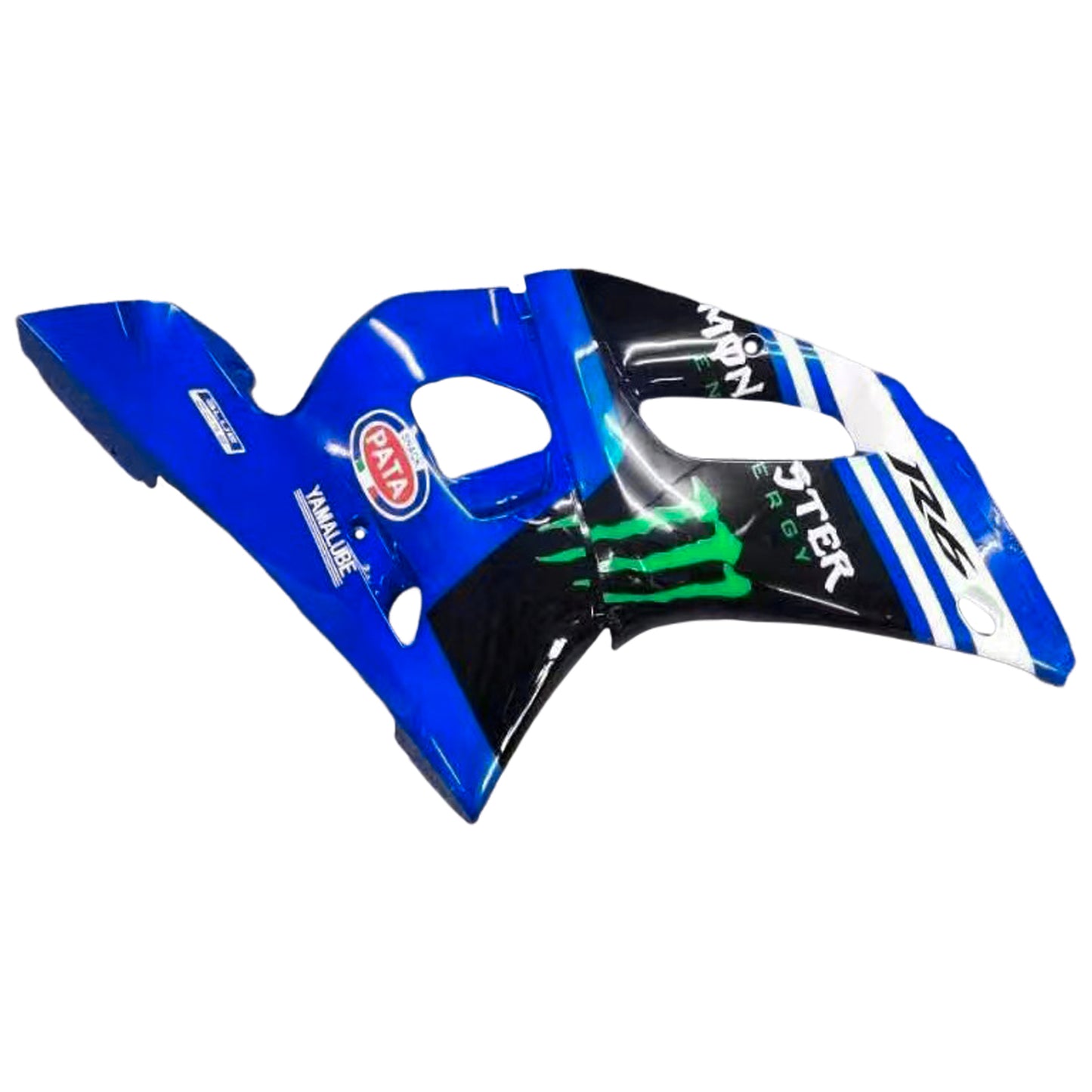 Amotopart Yamaha 1998-2002 YZF 600 R6 Schwarzblaues Klauenverkleidungskit