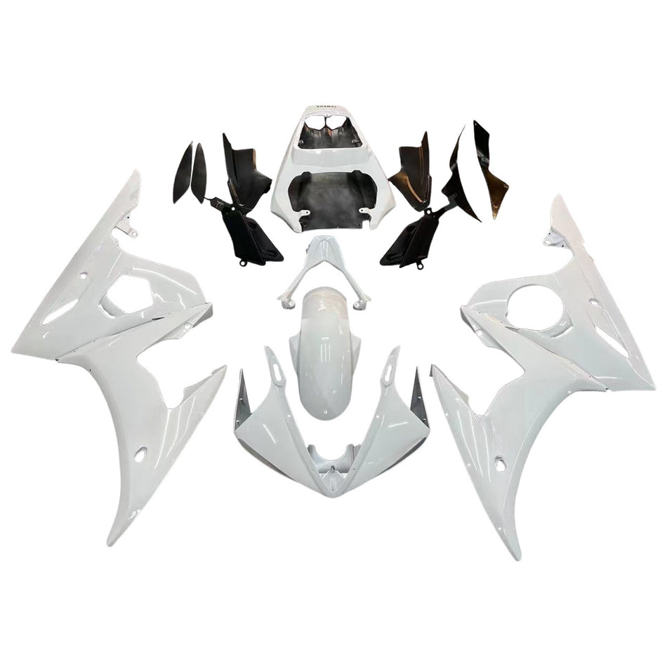 Amotopart 2003-2004 Yamaha R6 & 2006-2009 YZF R6S Verkleidung wei?e Kit