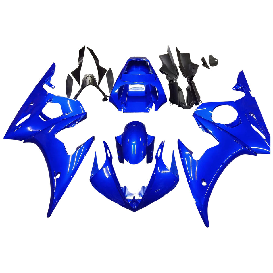 Amotopart 2003-2004 Yamaha R6 & 2006-2009 YZF R6S Verkleidung Blue Kit