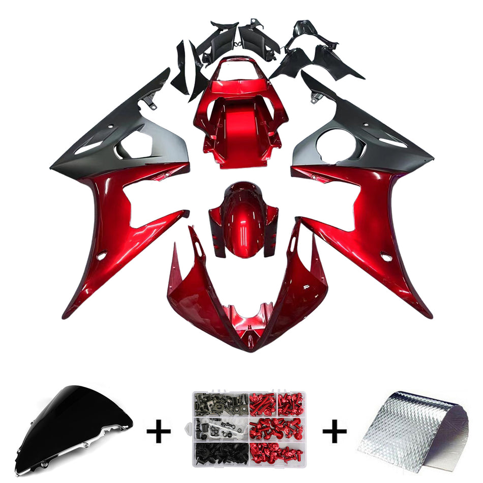 Kit de vente d'injection Corps Plastique ABS pour Yamaha 2003-2004 YZF 600 R6 &amp; 2006-2009 YZF R6S #135