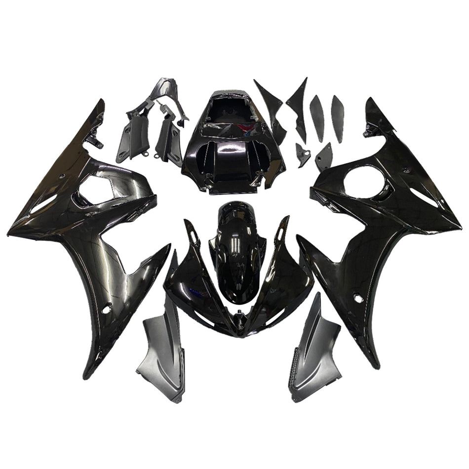 Injektionsverkaufskit Karosserie Kunststoff ABS fit für Yamaha 2003-2004 YZF 600 R6 & 2006-2009 YZF R6S #140