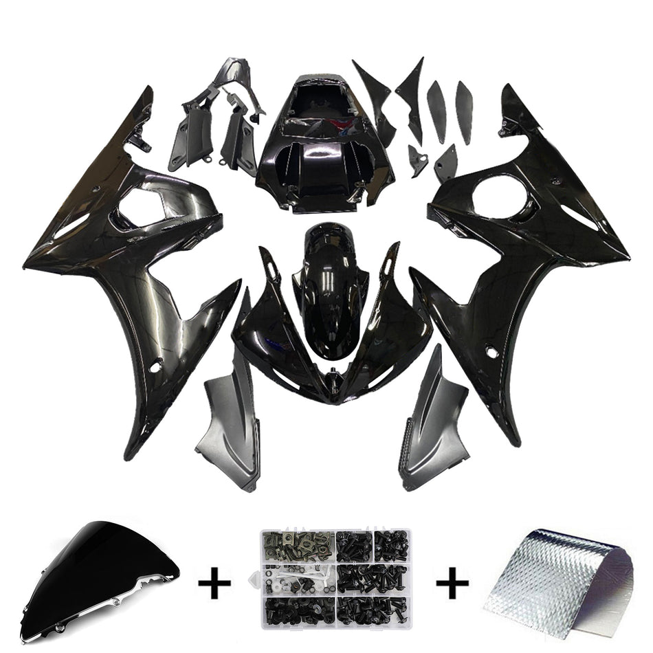 Injektionsverkaufskit Karosserie Kunststoff ABS fit für Yamaha 2003-2004 YZF 600 R6 & 2006-2009 YZF R6S #140