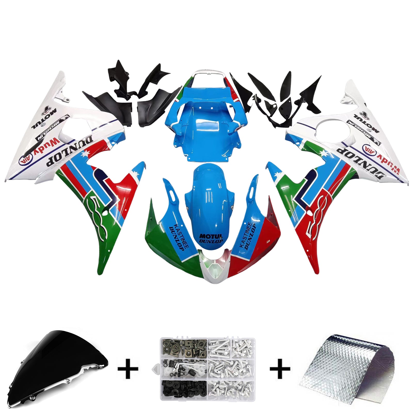 Yamaha R6 RJ271 Verkleidung Vorne Blau (Gebraucht) In Riggisberg Für