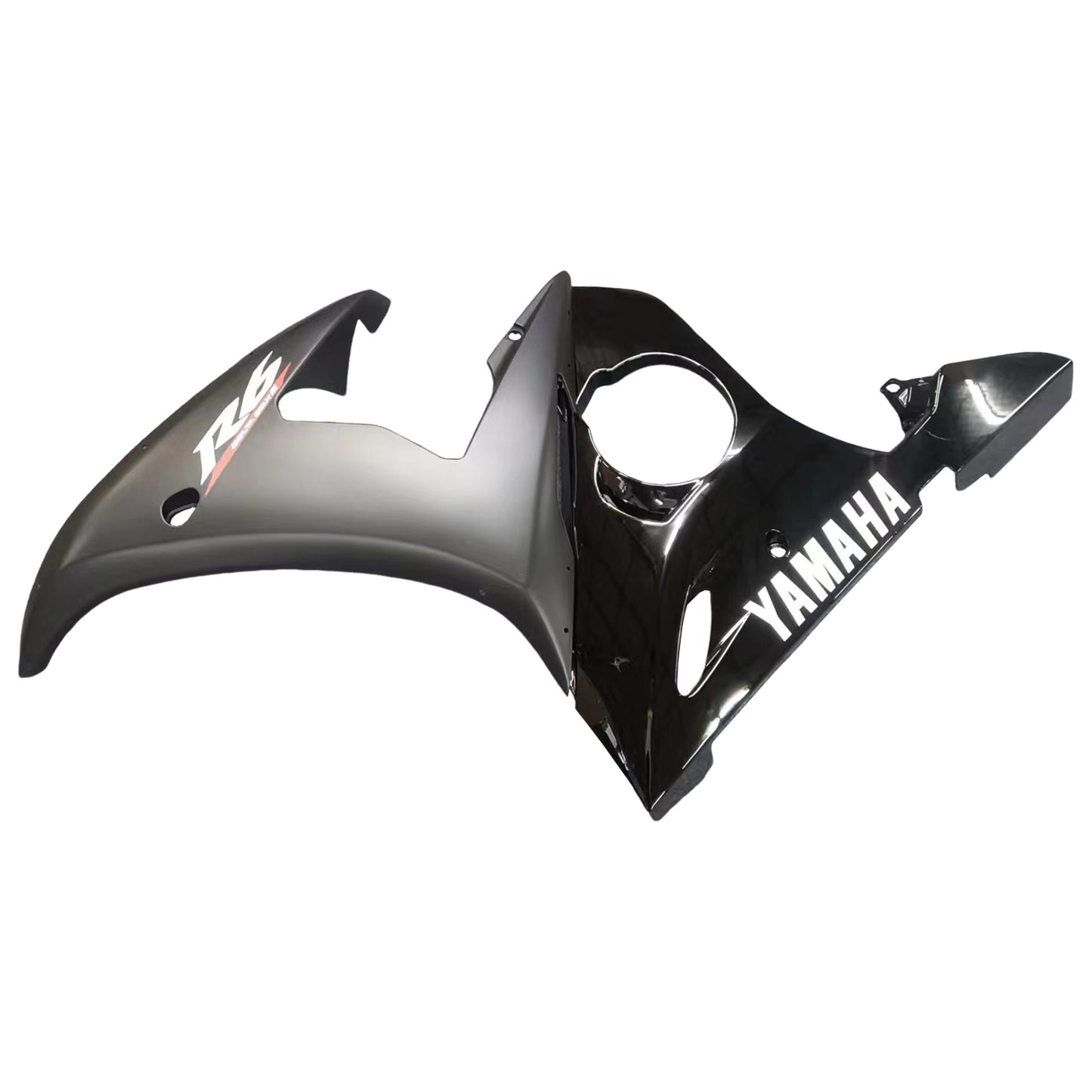 Amotopart 2005 Yamaha R6 Verkleidung Matt Black Kit