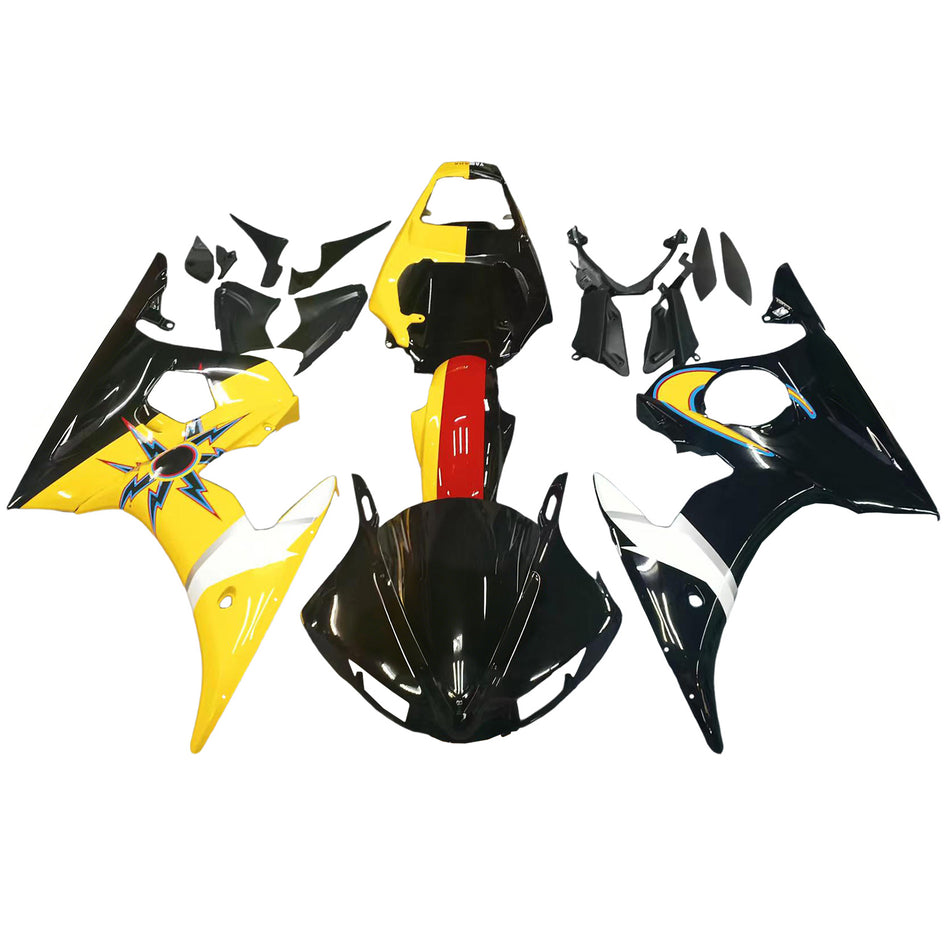 Amotopart 2005 Yamaha R6 Verkleidung Multi Color & Nummer 46 Kit