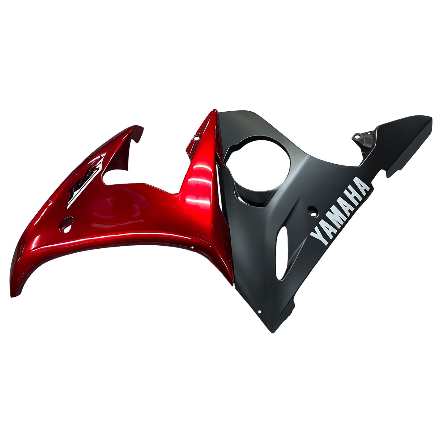 Amotopart Yamaha 2005 YZF 600 R6 Red Black Abzugskit