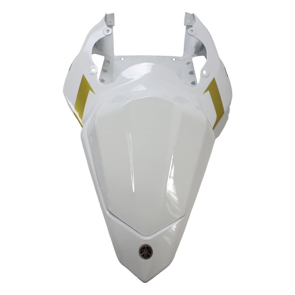 Amotopart Yamaha 2006-2007 YZF 600 R6 Kit de carénage blanc doré