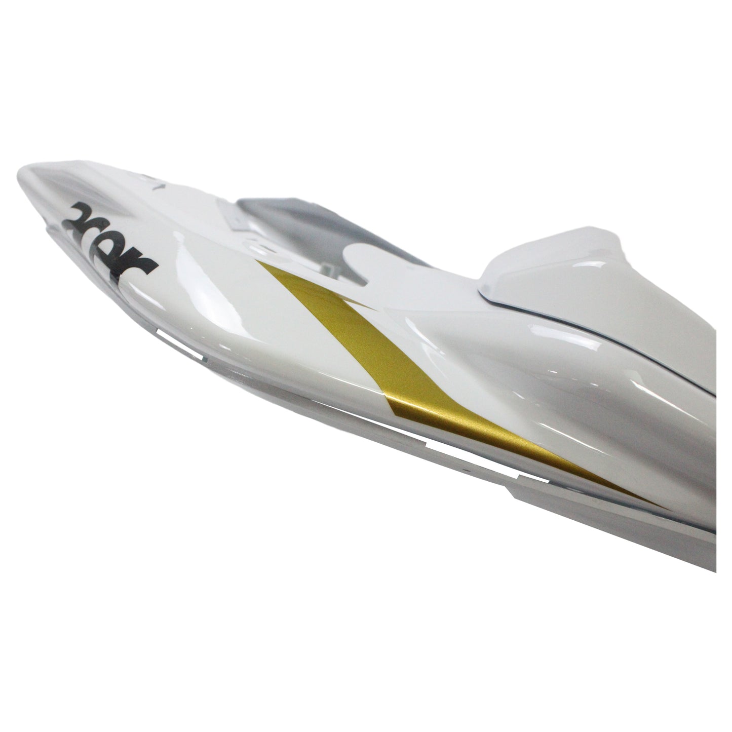 Amotopart Yamaha 2006-2007 YZF 600 R6 White Golden Fairing Kit