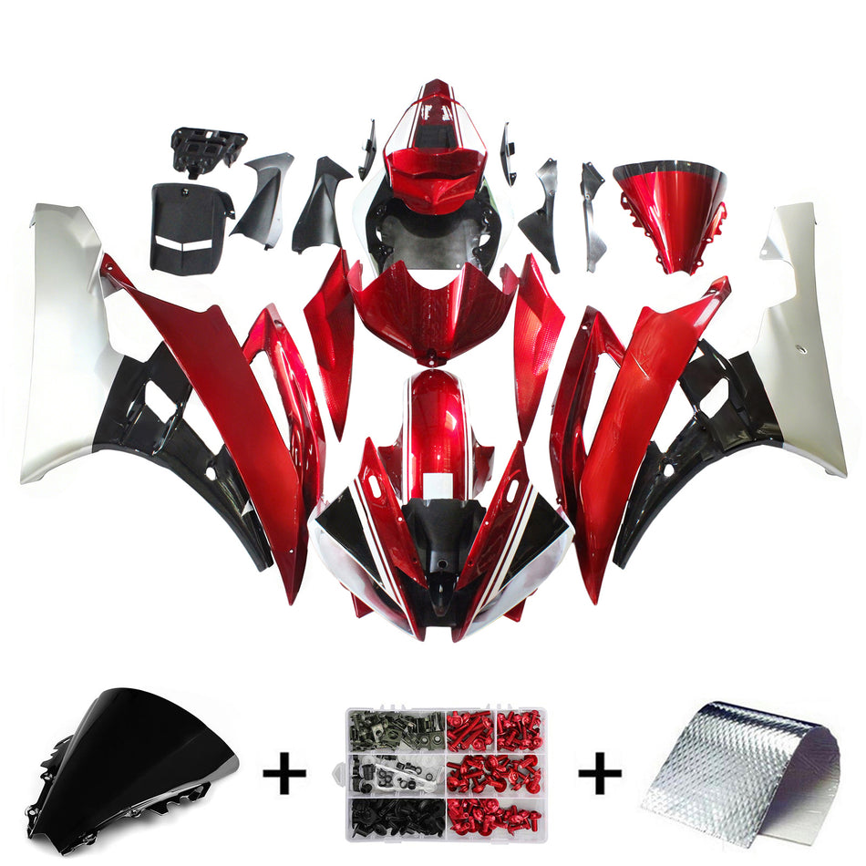 Amotopart Verkleidung fit für Yamaha YZF 600 R6 2006-2007