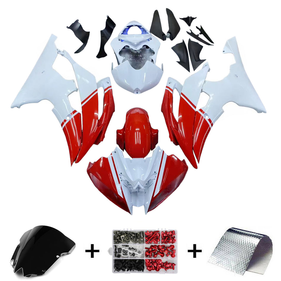 Amotopart Verkleidung fit für Yamaha YZF 600 R6 2008-2016