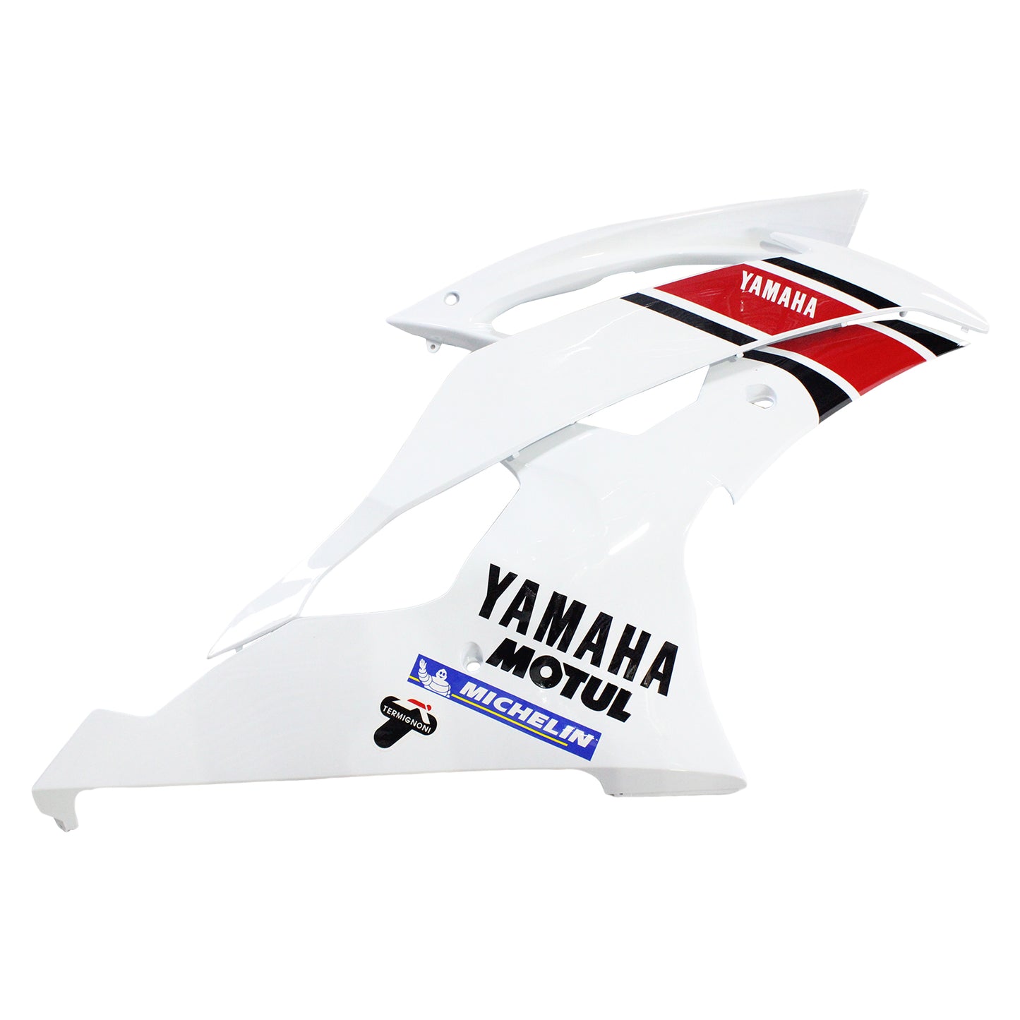 Amotopart Yamaha 2008-2016 YZF 600 R6 White Red Fearing Kit