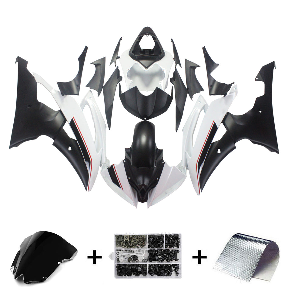 Amotopart Verkleidung fit für Yamaha YZF 600 R6 2008-2016
