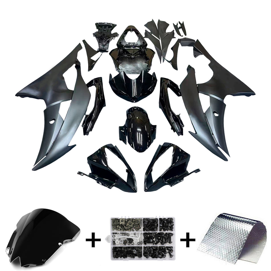 Amotopart Verkleidungsset für Yamaha YZF 600 R6 2008–2016, Karosserie, Kunststoff, ABS