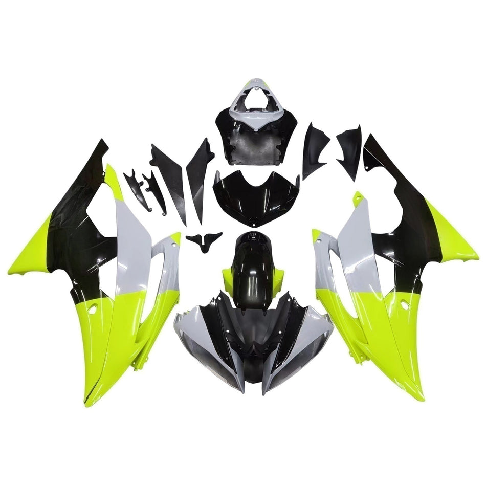 Amotopart Verkleidungsset für Yamaha YZF 600 R6 2008–2016, Karosserie, Kunststoff, ABS