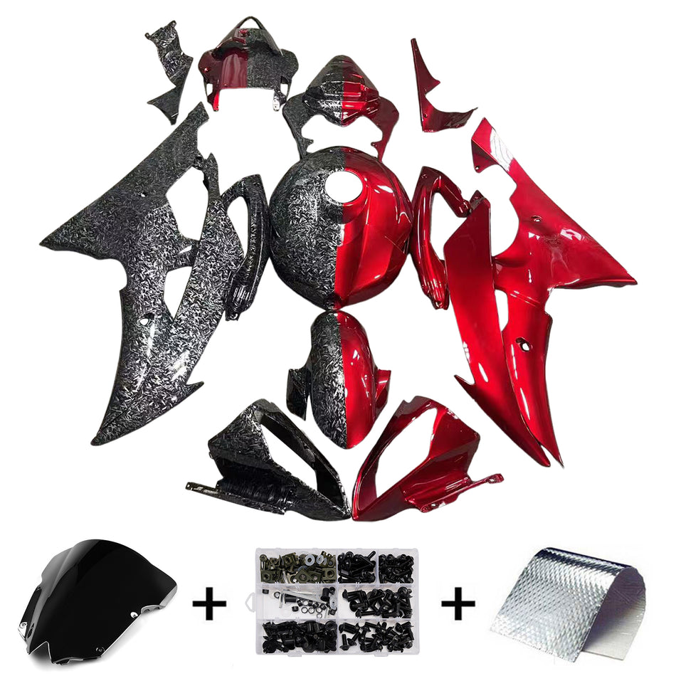 Verkleidungssatz aus ABS-Kunststoff für Yamaha YZFR6 YZF-R6 2008-2016