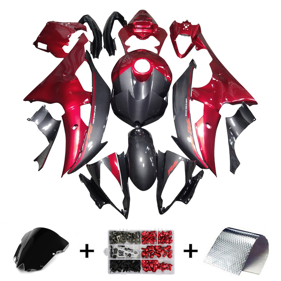 Verkleidungssatz aus ABS-Kunststoff für Yamaha YZFR6 YZF-R6 2008-2016