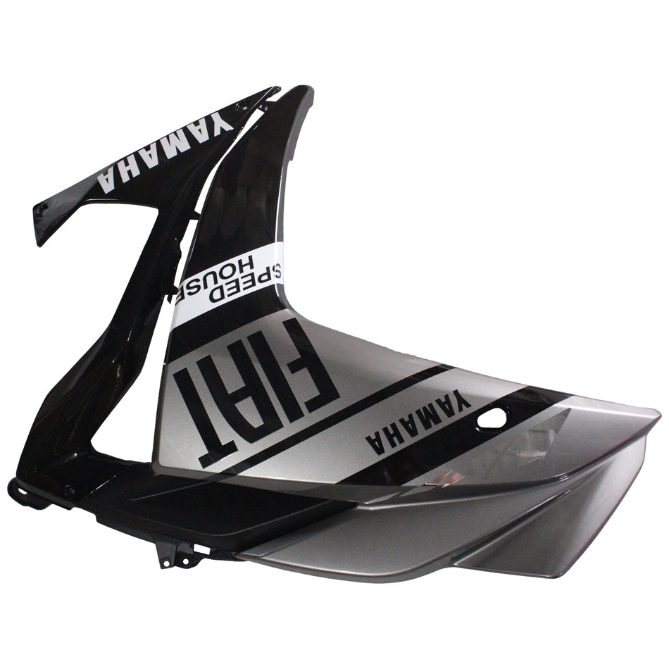 Kit de vente Amotopart Yamaha 2014-2018 YZF R3 &amp; 2015-2017 YZF R25 Kit de carénage noir argenté