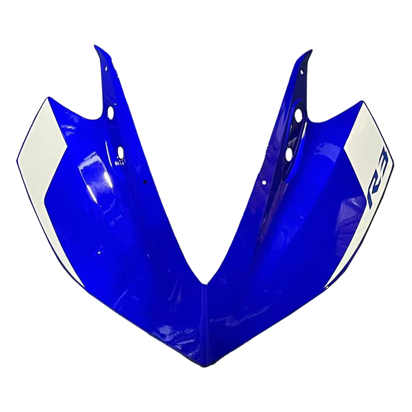 AMOTOPART-Verahmungskit Yamaha 2014-2018 YZF R3 & 2015-2017 YZF R25 Blue Mix White Fairing Kit