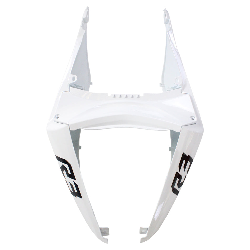 Kit de vente Amotopart Yamaha 2014-2018 YZF R3 &amp; 2015-2017 YZF R25 White Fearing Kit