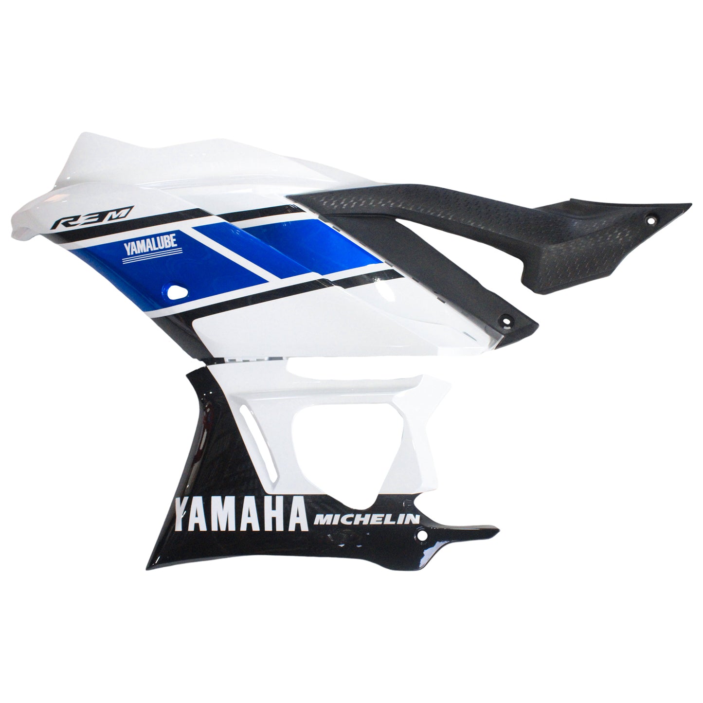 Kit de peur Amotopart Yamaha YZF R3/YZF R25 bleu blanc 2019-2021